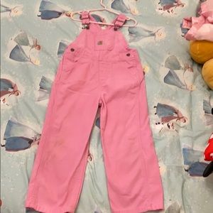 Girls Carhart overalls size 4T